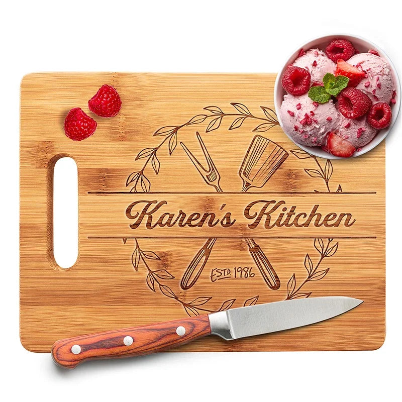 Mother's Day Cutting Board - Customize with Name - GiftShire