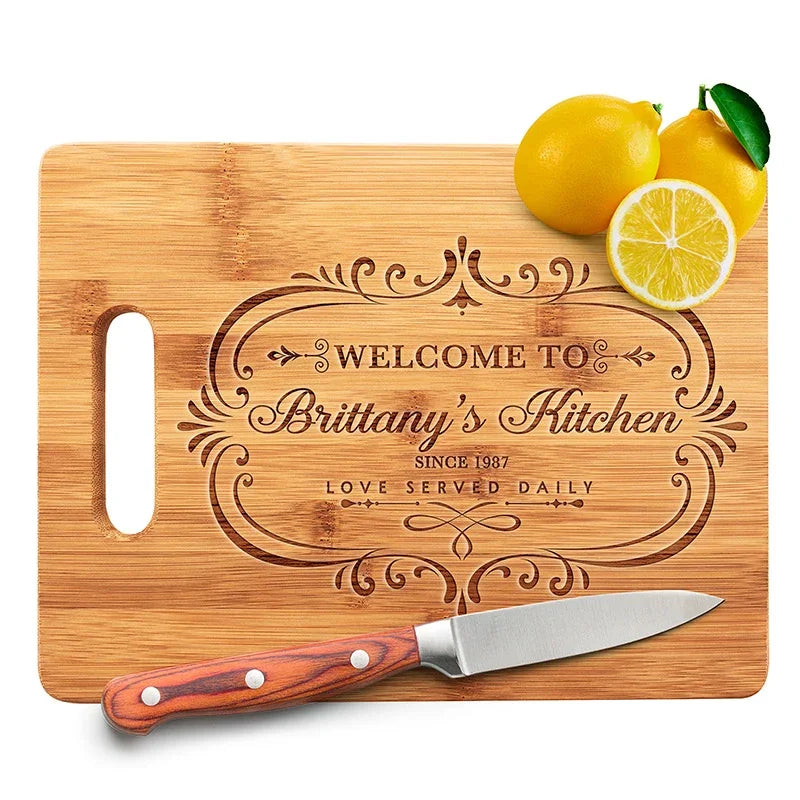 Mother's Day Cutting Board - Customize with Name - GiftShire