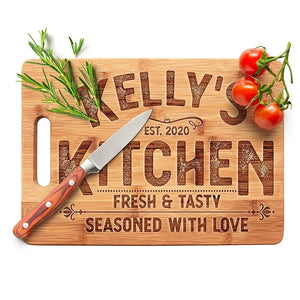 Mother's Day Cutting Board - Customize with Name - GiftShire
