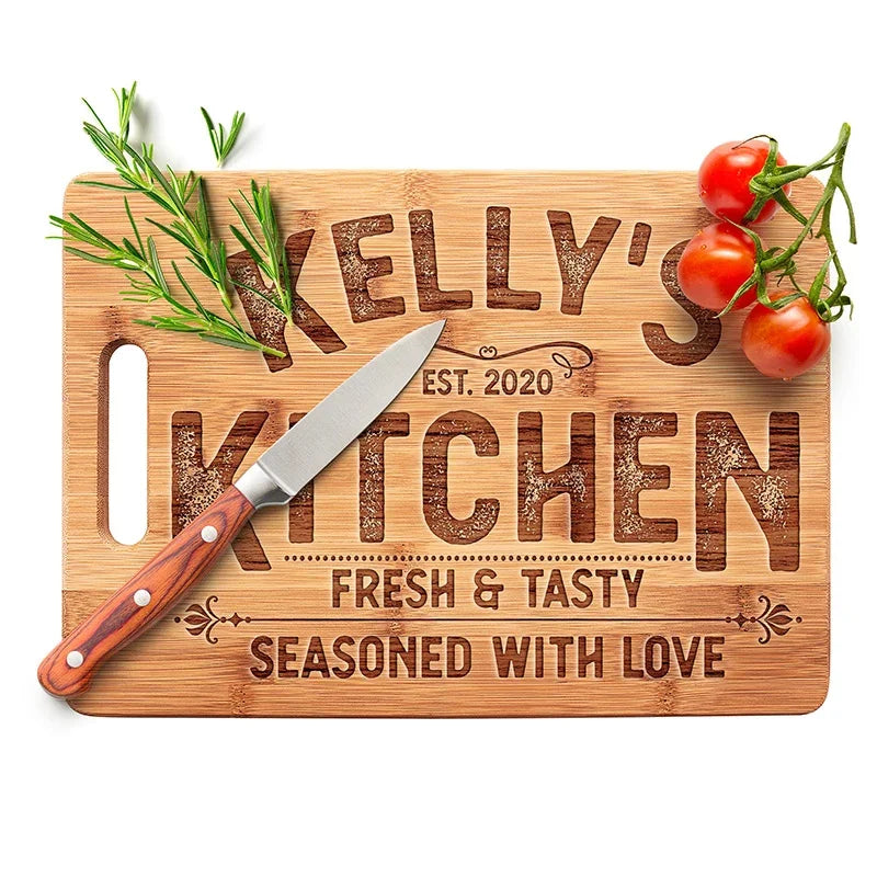 Mother's Day Cutting Board - Customize with Name - GiftShire