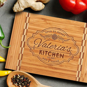 Mother's Day Cutting Board - Customize with Name - GiftShire