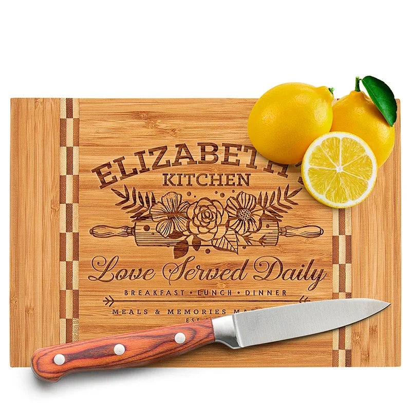 Mother's Day Cutting Board - Customize with Name - GiftShire