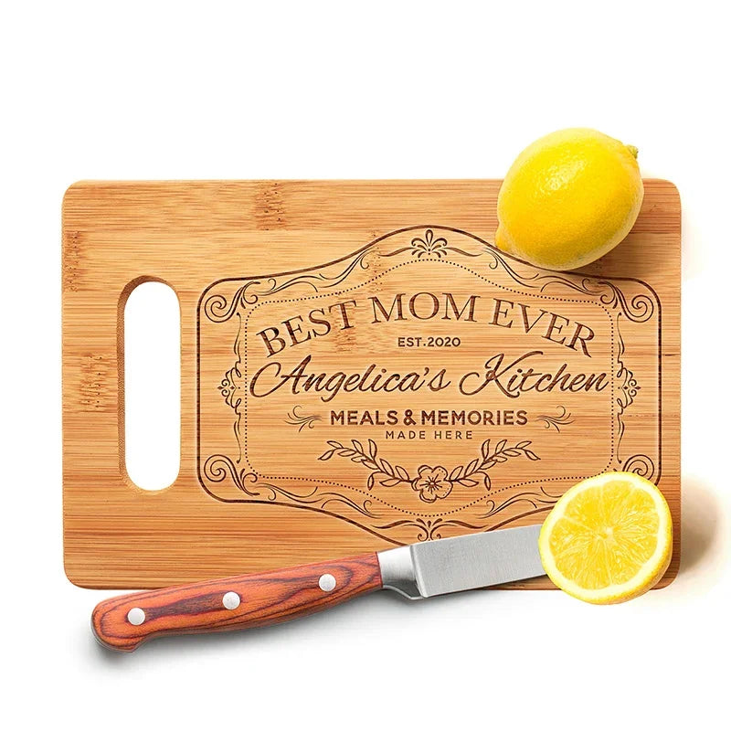 Mother's Day Cutting Board - Customize with Name - GiftShire