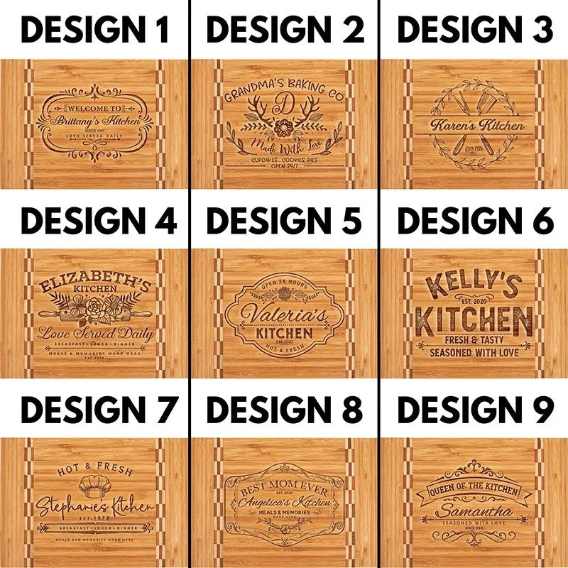 Mother's Day Cutting Board - Customize with Name - GiftShire