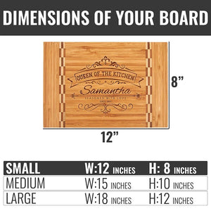 Mother's Day Cutting Board - Customize with Name - GiftShire