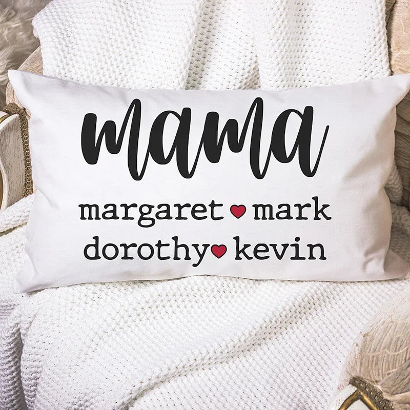 Mother's Day Personalized 20x30 Mama and Nana Pillow - GiftShire