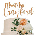 Mr & Mrs Cake Toppers for Your  Wedding Cake