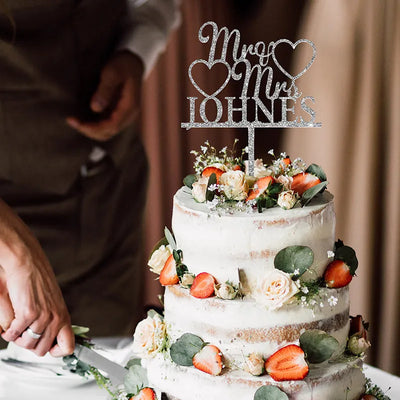 Mr & Mrs Cake Toppers for Your  Wedding Cake