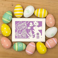 Name Engraved PaperCut Bunny Easter Card with Envelope