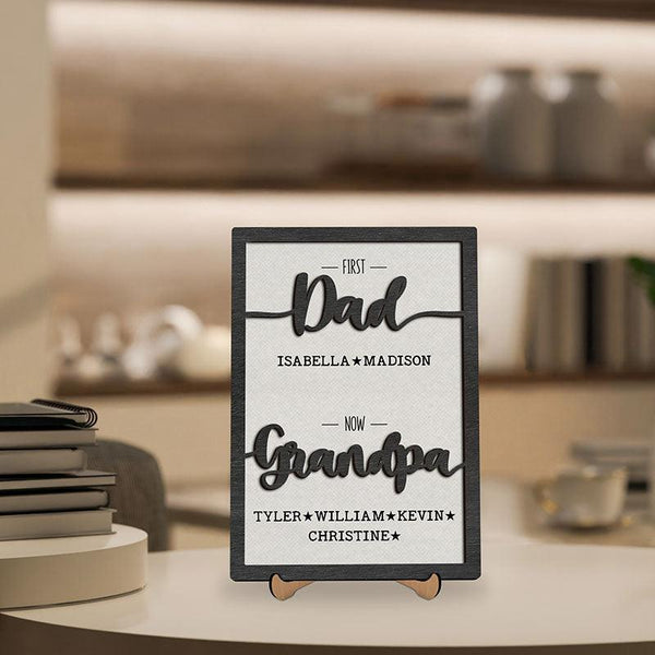 Name Sign For Dad Grandpa - GiftShire