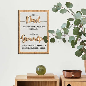 Name Sign For Dad Grandpa - GiftShire