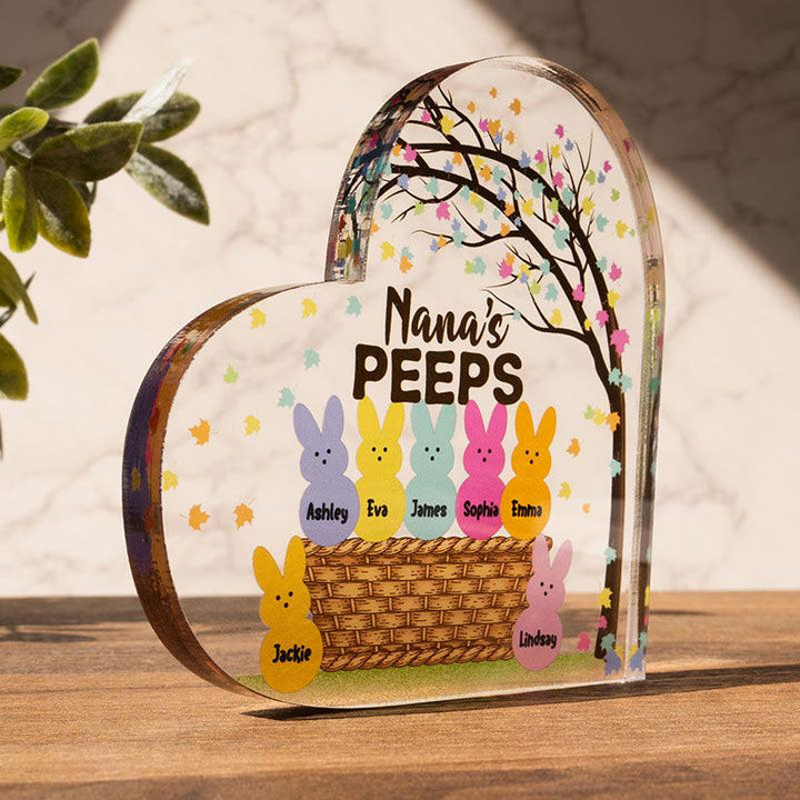 Nanas Easter Heart Plaque - GiftShire