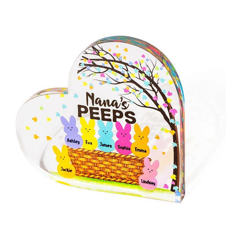 Nanas Easter Heart Plaque - GiftShire