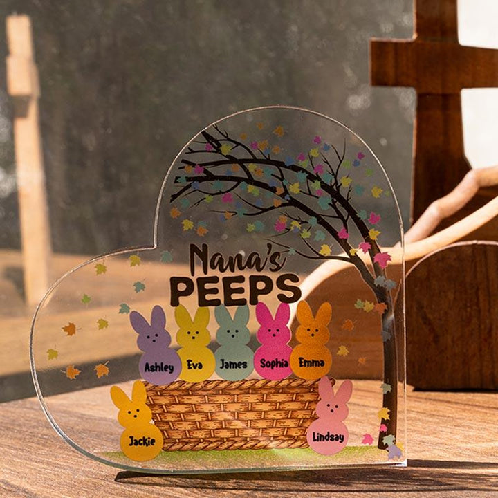 Nanas Easter Heart Plaque - GiftShire