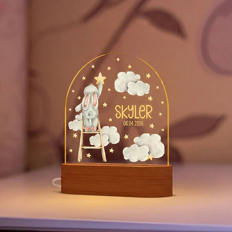 Night Light for Bedtime Stories – Personalized Kid’s Room Decoration