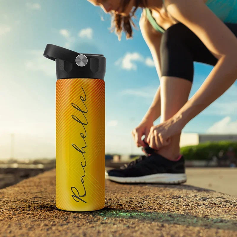 No Sweat Personalized Water Bottle: Engraved with Name - GiftShire