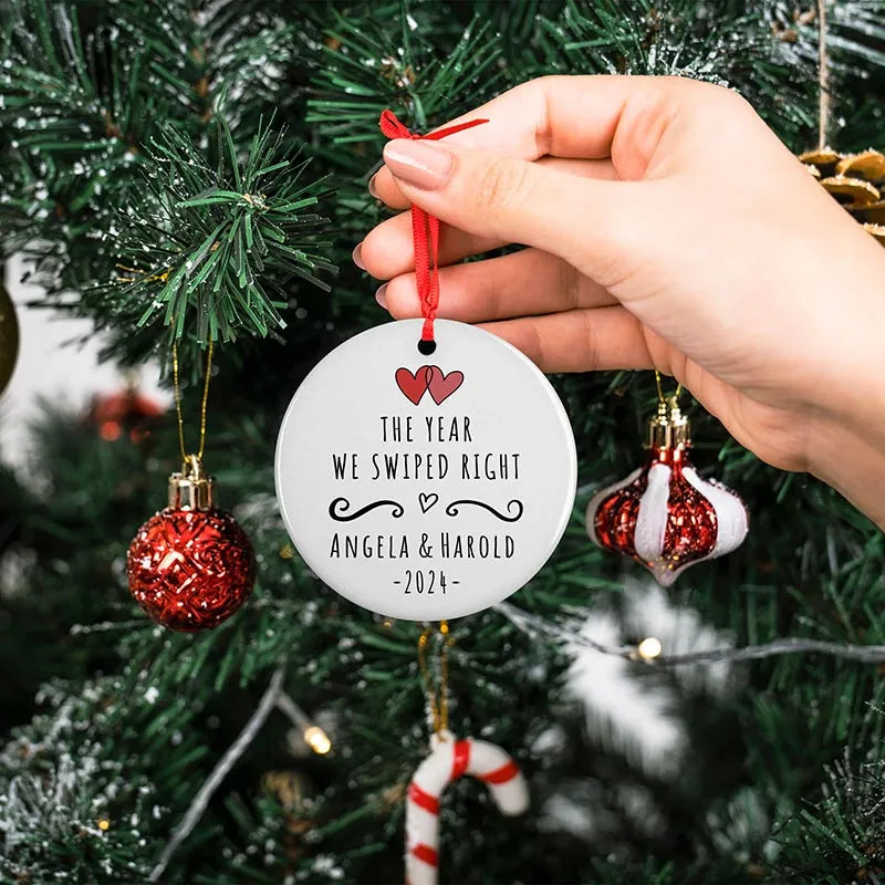 Online Dating Ceramic Ornament - GiftShire