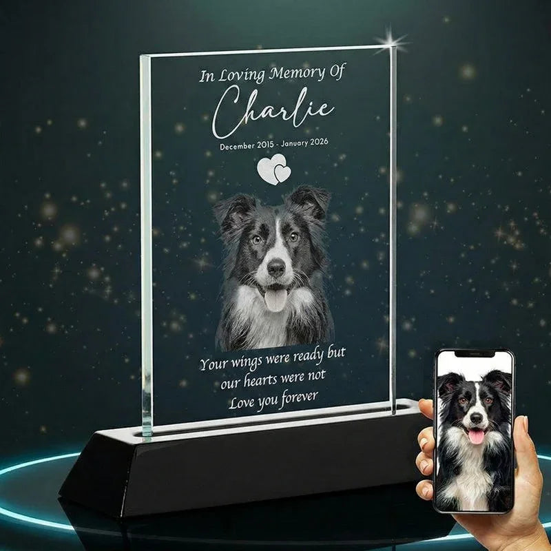 3D Remembrance Photo Crystal - Memories in Light