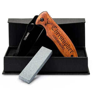 Oval Knives With Engraved Icon - GiftShire