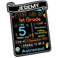 Personalized 1st Day of School Sign Board - Liquid Chalk Marker Included