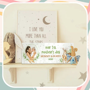 Personalized 1st Mother’s Day Gift – Photo Upload Wall Sign - GiftShire
