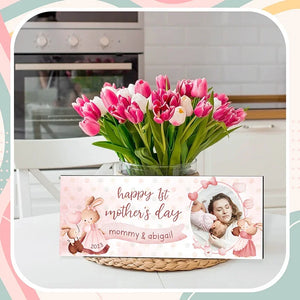 Personalized 1st Mother’s Day Gift – Photo Upload Wall Sign - GiftShire
