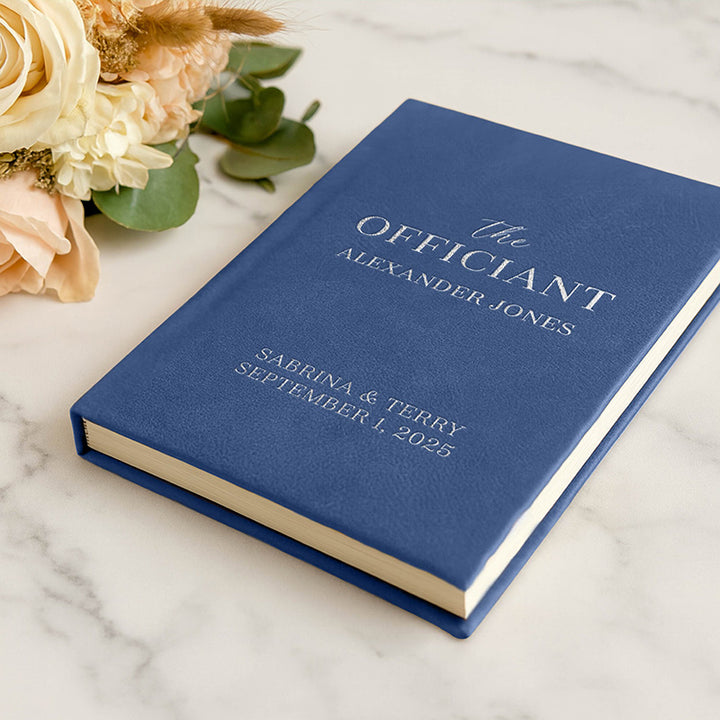 Personalized Wedding Officiant Book