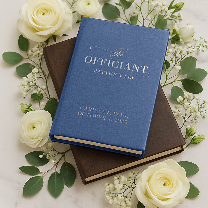 Personalized Wedding Officiant Book