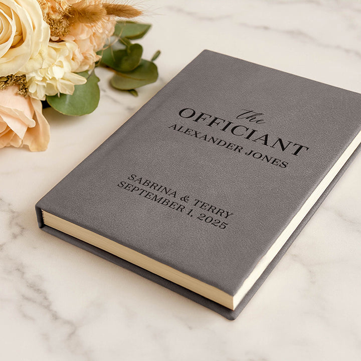 Personalized Wedding Officiant Book