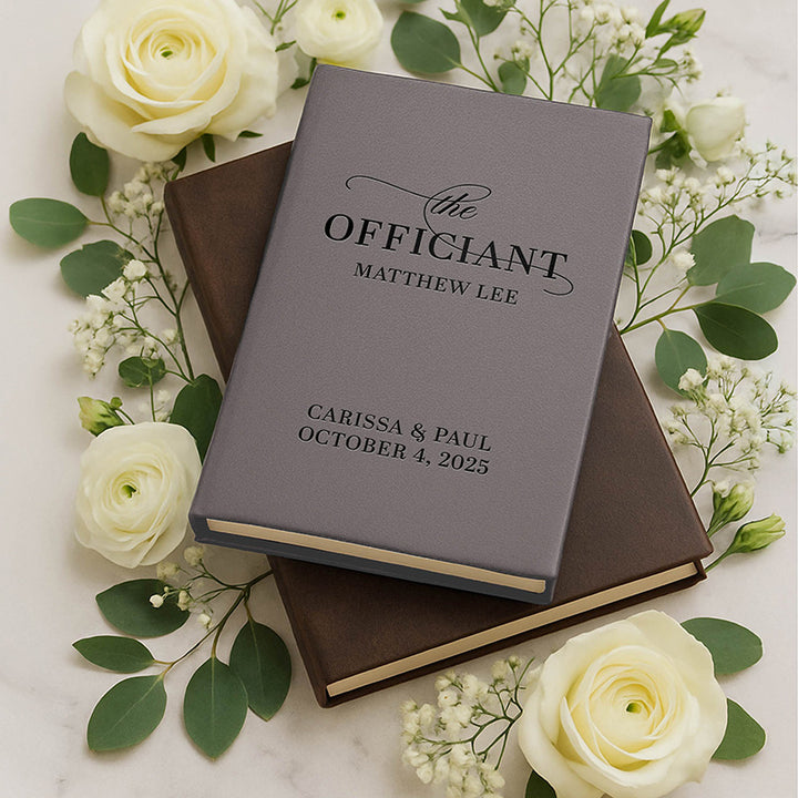 Personalized Wedding Officiant Book