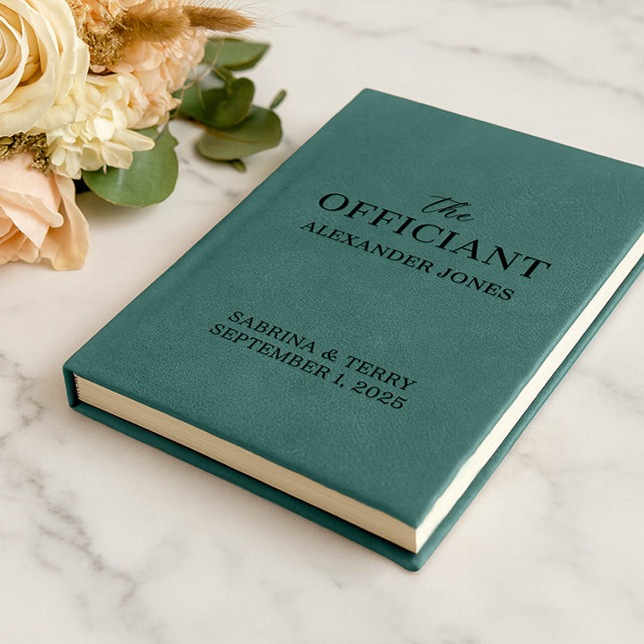 Personalized Wedding Officiant Book
