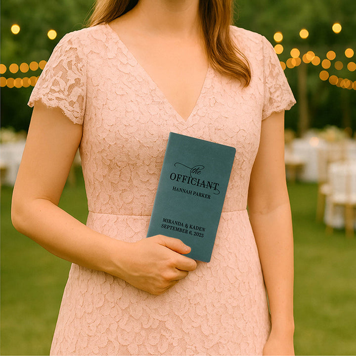 Personalized Wedding Officiant Book
