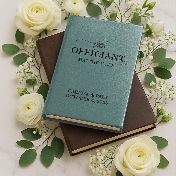 Personalized Wedding Officiant Book
