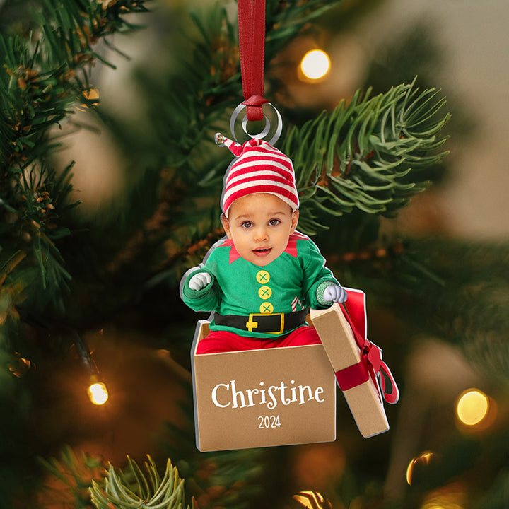 Personalized Baby Face Ornament - GiftShire