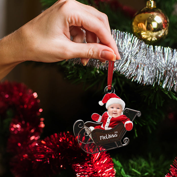 Personalized Baby Face Ornament - GiftShire