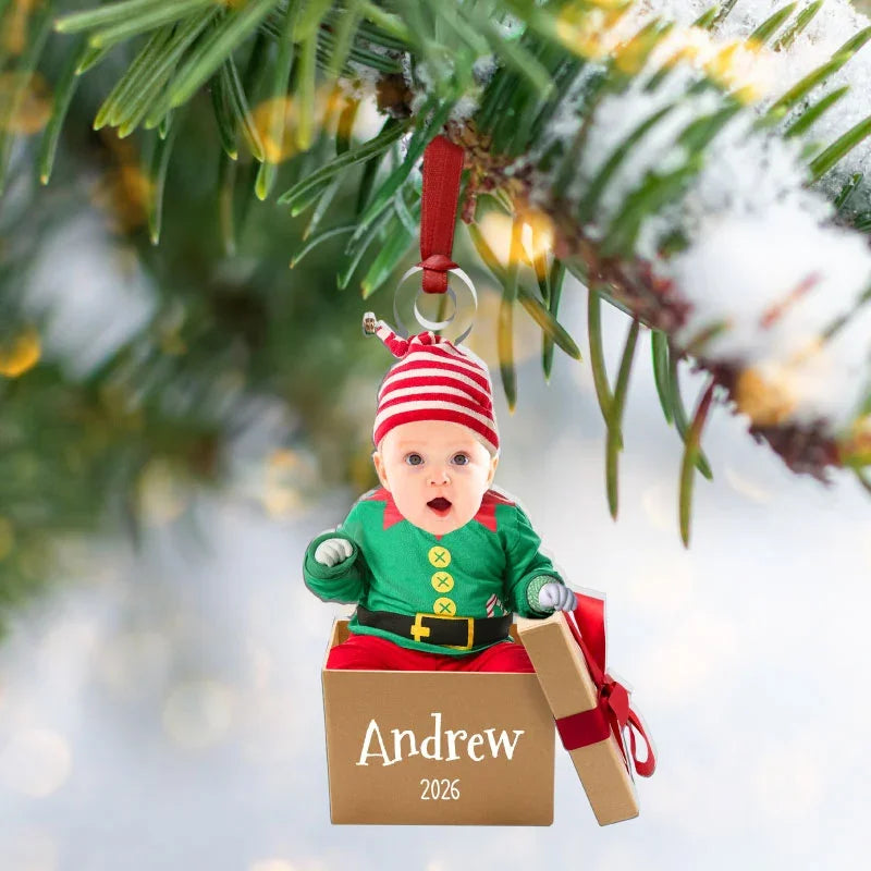 Personalized Baby Face Ornament