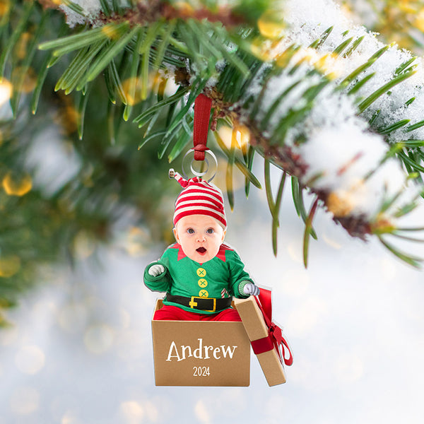 Personalized Baby Face Ornament - GiftShire