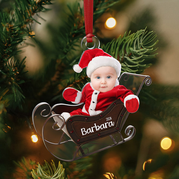 Personalized Baby Face Ornament - GiftShire
