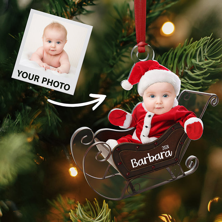 Personalized Baby Face Ornament - GiftShire