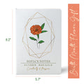 Personalized Birth Month Flower Notebook Name and Meaning