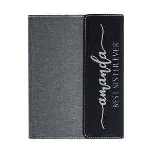 Personalized Portfolio, Custom Business Padfolio, Design 5 with Names - GiftShire