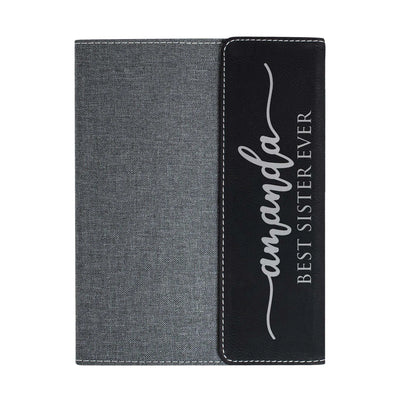 Personalized Portfolio, Custom Business Padfolio, Design 5 with Names - GiftShire