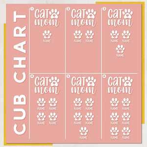 Personalized Cat Mom Tumbler with Custom Name Paw Prints - GiftShire