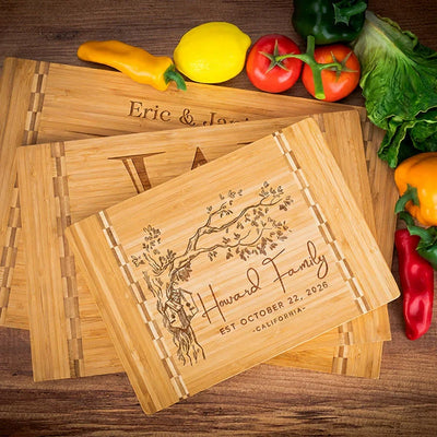 Personalized Chopping Board - Laser Engraving - GiftShire