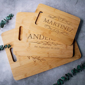Personalized Chopping Board - Laser Engraving - GiftShire