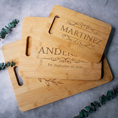 Personalized Chopping Board - Laser Engraving - GiftShire