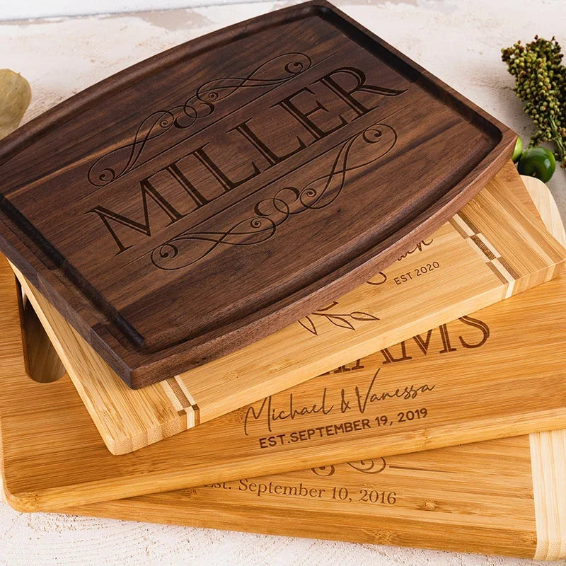 Personalized Chopping Board - Laser Engraving - GiftShire