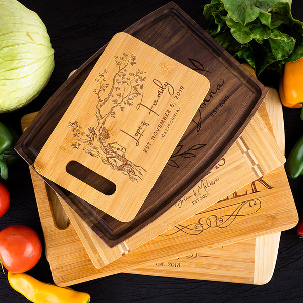 Personalized Chopping Board - Laser Engraving - GiftShire