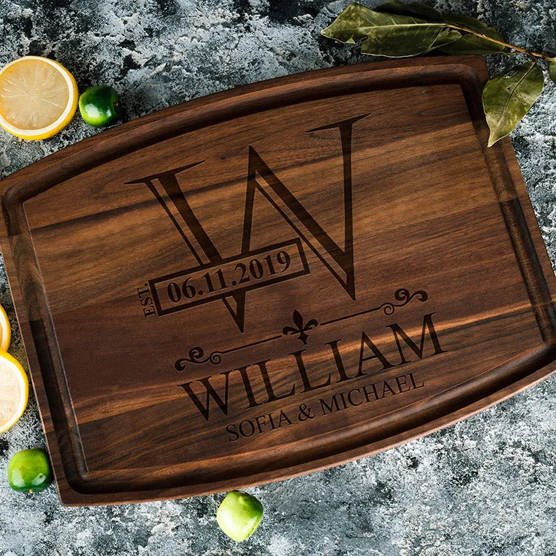 Personalized Chopping Board - Laser Engraving - GiftShire