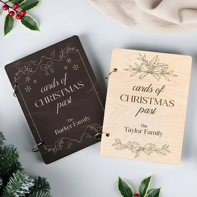 Personalized Christmas Card Holder